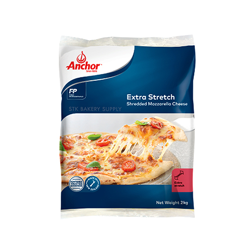 ANCHOR SHREDDED MOZZARELLA CHEESE IQF 2KG (1 x 6)