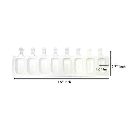 ICE CREAM MOULD - ICE LOLLY SHAPE 8 HOLES  42x12.5x2.1CM