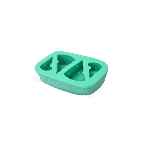 SILICON CHEESE CAKE MOLD 4'S 11.3x5.8x2.8CM - 194642