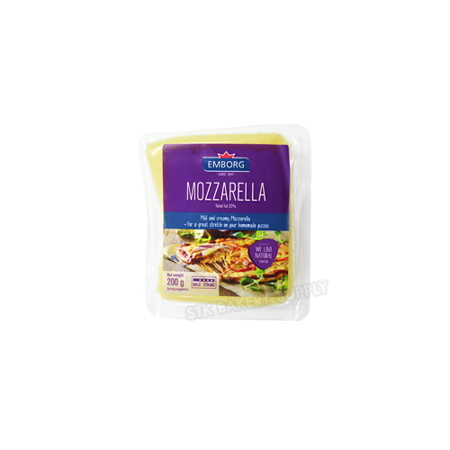 EMBORG MOZZARELLA CHEESE 200G (1 x 36)