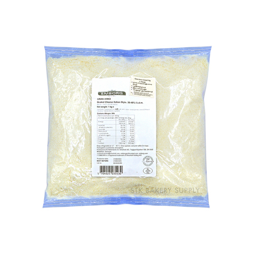 EMBORG GRAN AMICI GRATED PARMESAN CHEESE 1KG (1 x 10)
