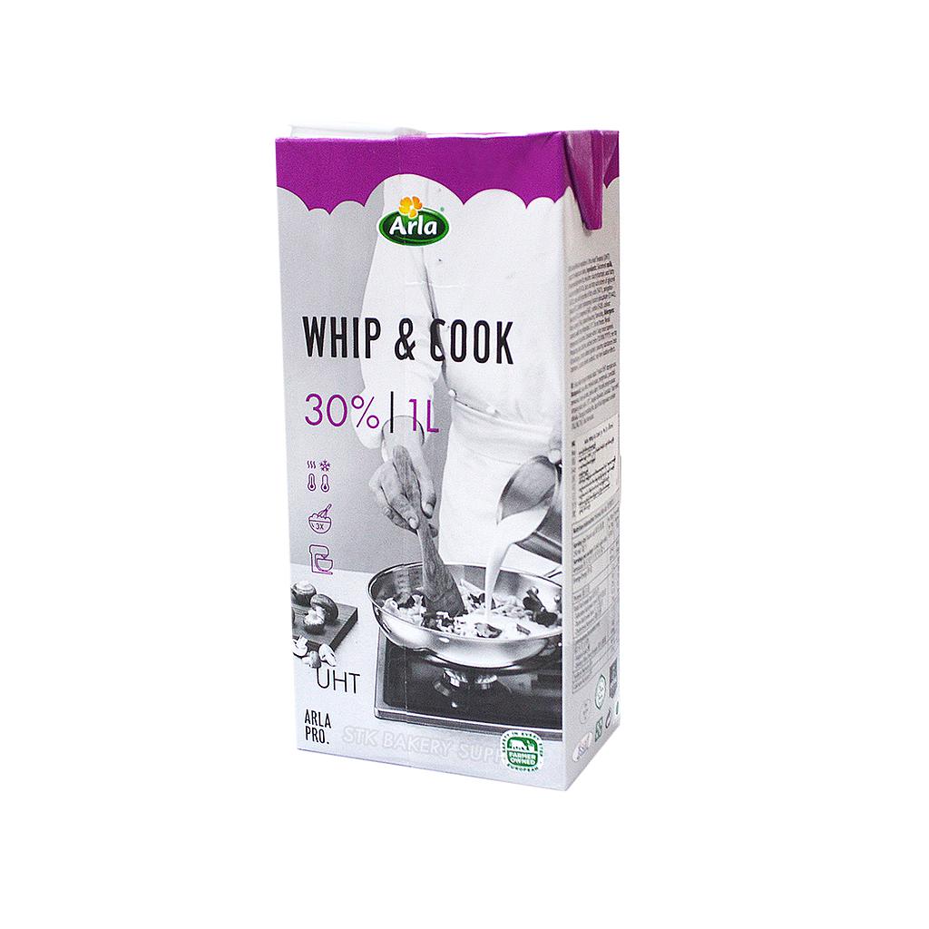 ARLA WHIP &amp; COOK BLENDED CREAM 1LIT (1 x 10)
