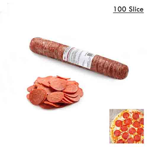 KELLY'S PORK PEPPERONI 3MM SLICE 100'S/1KG (1 x 5)