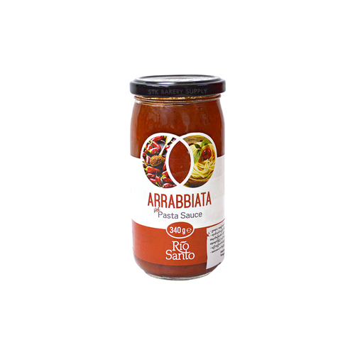 RIO SANTO PASTA SAUCE ARRABIATA 340G (1 x 12)