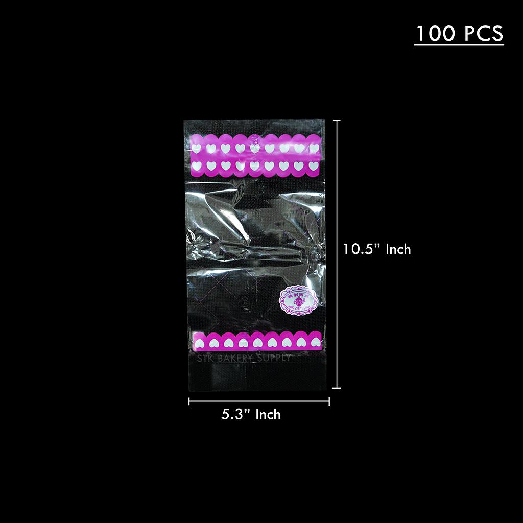 PLASTIC BAG HAMBURGER 14.8x19CM 90~100PCS