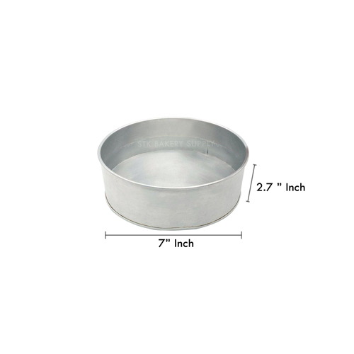 ROUND CAKE PAN 7" (7" x 7" x 2.7")