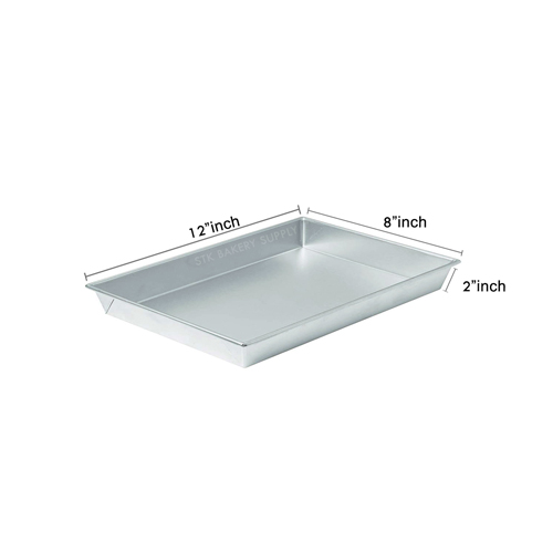 CAKE/BREAD PAN (8" x 12" x 2")