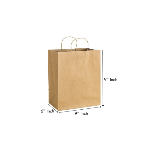 PAPER BAG 15 x 23 x23 CM (L) 1PC (1x50x10)