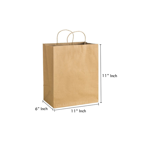 PAPER BAG 15 x 28 x28 CM (XL) 1PC (1x100x5)