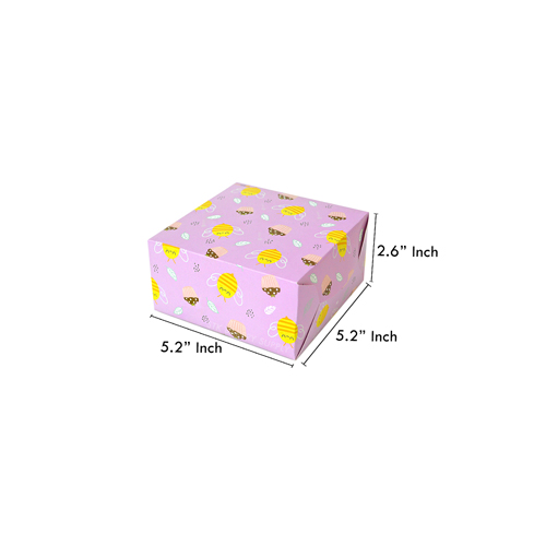 SNACK BOX SQUARE 12.7 x 12.7 x 6.5 CM (AC-A1-00P) 1PC (1x20x25)