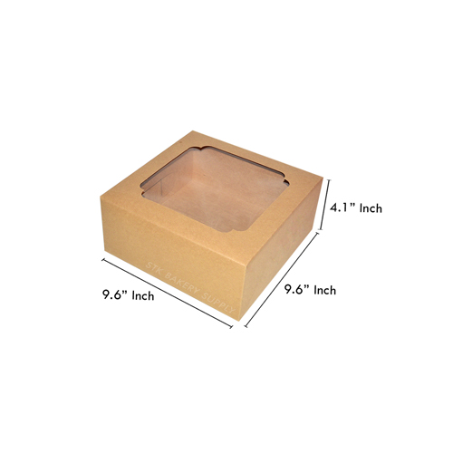 CAKE BOX KRAFT PAPER 20 x 20 x 10 CM (AA-B5-000) 1PC (1x20x25)