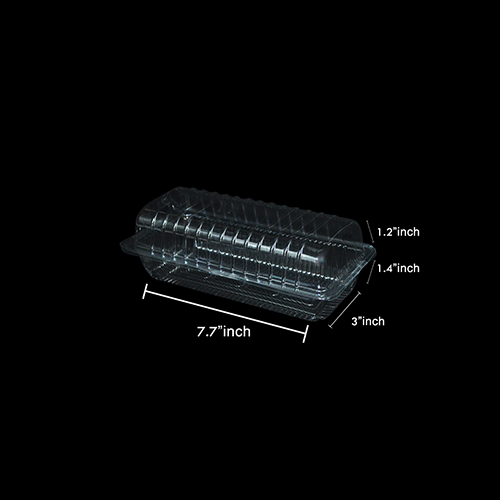 PLASTIC PACKING CAKE BOX ZX033 50PCS (1×10)