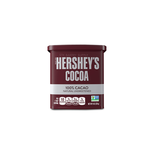 HERSHEY'S COCOA POWDER 100% COCAO 8OZ,226G (52004) (1X12)