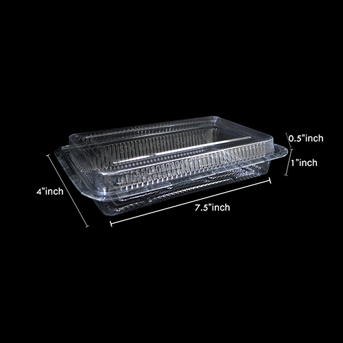 PLASTIC PACKING CAKE BOX ZX004B/BX-71 ,45~50PCS (1×6)