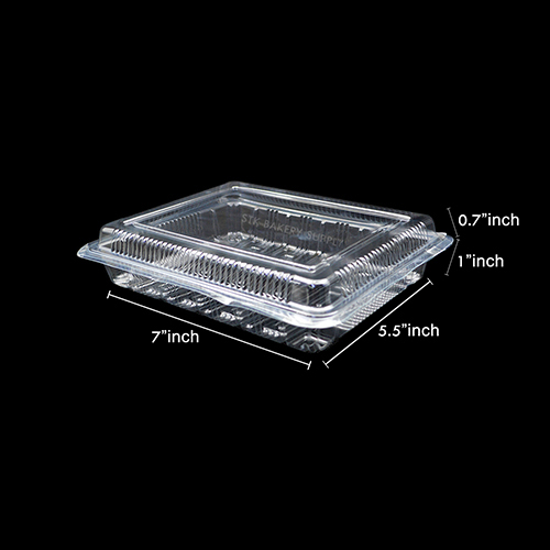 PLASTIC PACKING CAKE BOX ZX011(B) 50PCS (1×6)