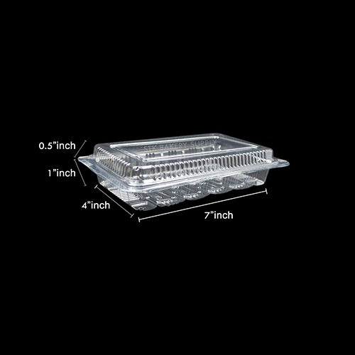 PLASTIC PACKING CAKE BOX ZX001(B) 50PCS (1×8)