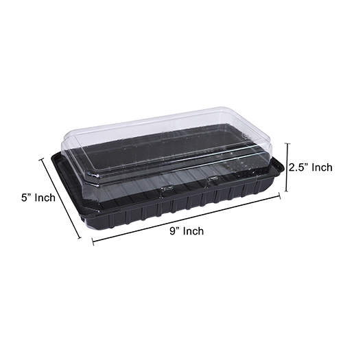 PLASTIC PACKING CAKE BOX ZX049(B) 50PCS (1×8)