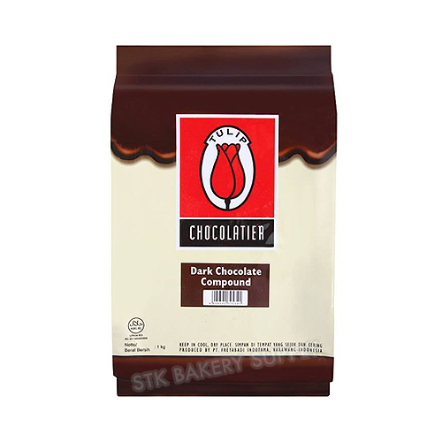 TULIP CHOCOLATE COMPOUND DARK  1KG (1 x 12)
