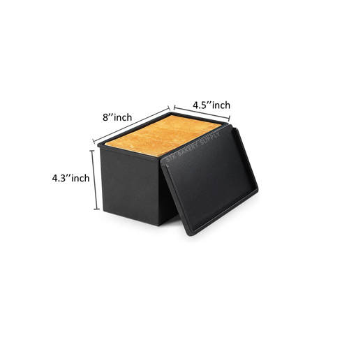 NON STICK BREAD PAN WITH LID 450G 196x106x110MM FB20032