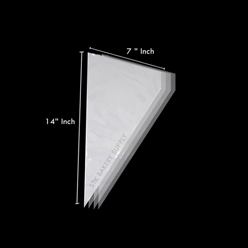 DISPOSABLE PASTRY BAG/PIPING BAG 360x180MM FB55275 10PCS