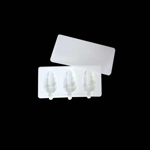 ICE CREAM MOULD WITH LID AND 3PCS OF PP STICK 176x89x19MM FB57326