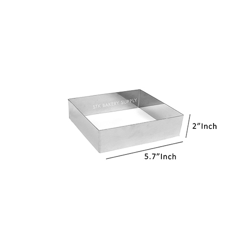 SQUARE MOUSSE RING 145x145x50MM 9866 (1 x 24)
