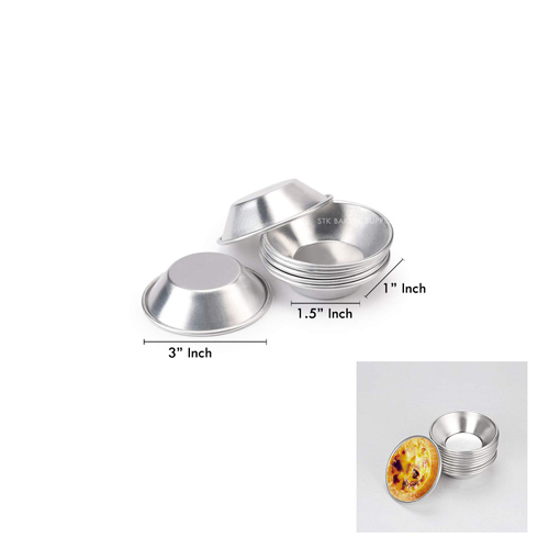 TART MOULD ANODIZED 70x39x23MM MY350235 5PCS