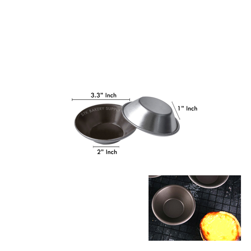 NON STICK TART MOULD 76x46x24MM MY350415 5PCS