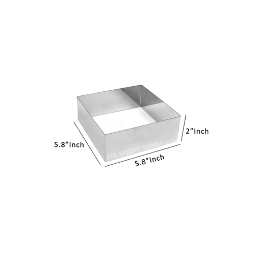 SQUARE MOUSSE RING 144x144x50MM MY43305