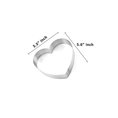 HEART MOUSSE RING 6&quot; 134x142x50MM MY43363