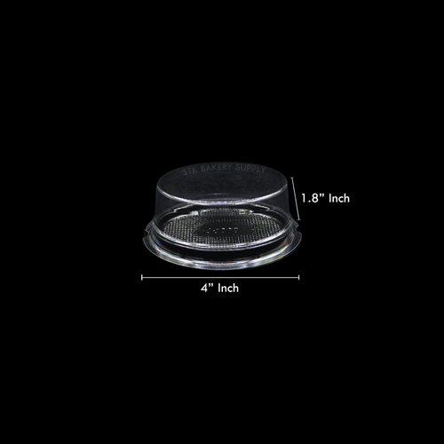 PLASTIC PACKING CAKE BOX 10*7.5*5CM J1002 50PCS (1×30)