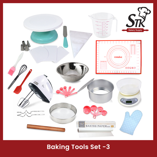 BASIC HOME BAKING TOOL SETS - 3