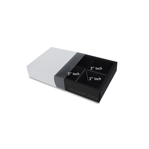 MOONCAKE BOX 4HOLE 16.1*16.1*4.9CM YJ2063-2 1PC