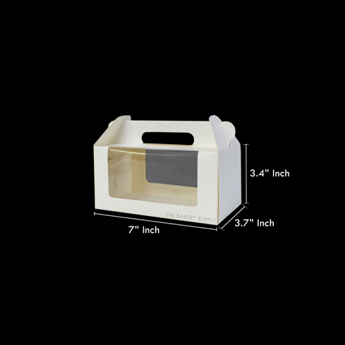 WINDOW PUNCHING BOX (KRAFT,WHITE) 1PC (1 x 400)