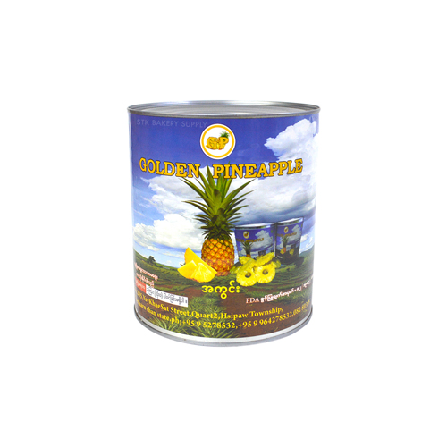 GOLDEN PINEAPPLE SLICE 3KG (1X3) (CON)