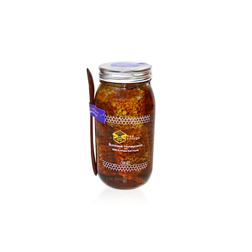 BEE VILLAGE BRAND HONEYCOMBS 1000ML