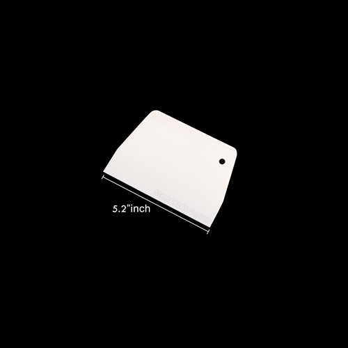 SN4052- Plastic Dough Scraper (Hard) PP Plastic 133 x 95 x 5