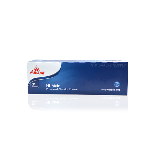 ANCHOR HI-MELT PROCESSED CHEDDAR CHEESE 2KG(1X6)
