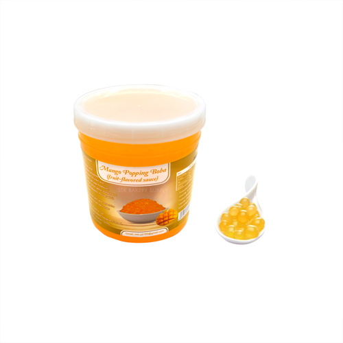 POPPING BOBA MANGO FLAVOUR 1.25~1.3KG (1 x 12)