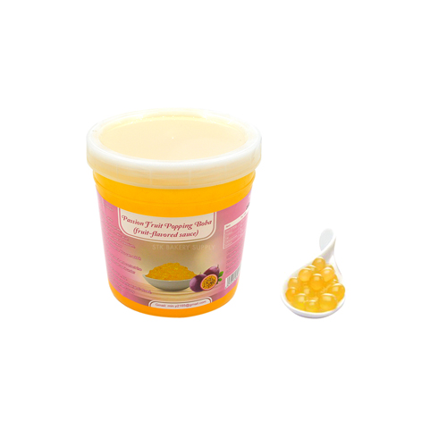 POPPING BOBA PASSION FLAVOUR 1.25~1.3KG (1 x 12)