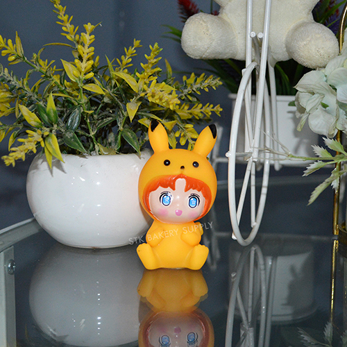 CAKE DECORATION BABY DUCK,KITTY, PIKACHU,RABBIT