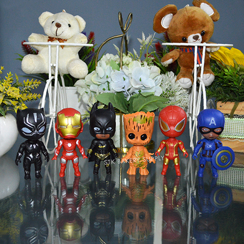 CAKE DECORATION NEW AVENGERS GROOT SET (6 PCS)
