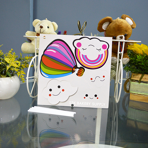 CLOUD DESIGN CAKE TOPPER SET (5PCS)