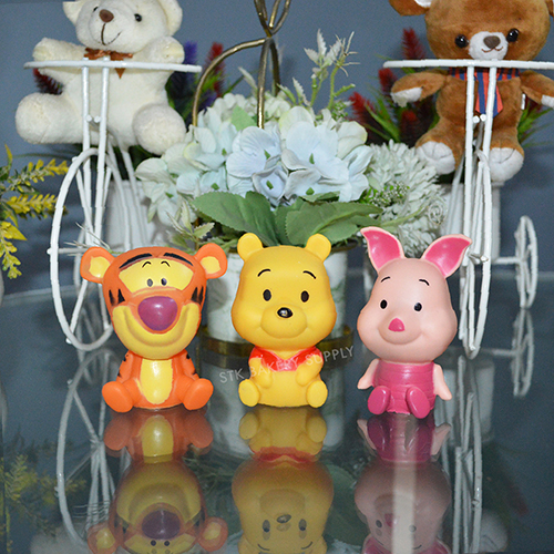 CAKE DECORATION POOH TOY SET (3 PCS)