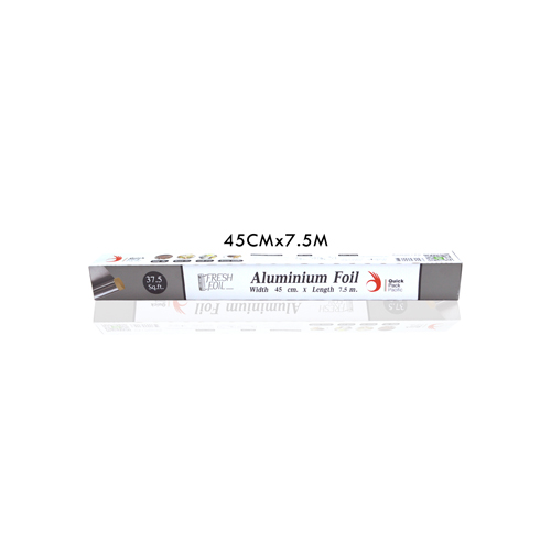 FRESH FOIL  ALUMINIUM FOIL 450MMX7.5M (1 x 20) (FOIL00418)