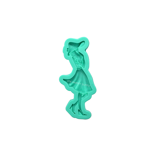 SILICON MODEL GIRL SHAPE MOULD 15.5x6.8x1.7CM 184337