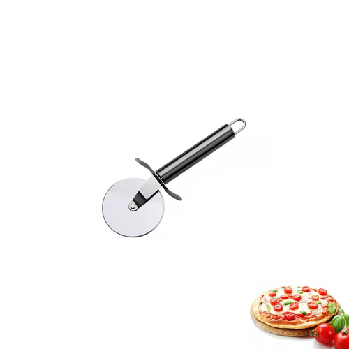 STAINLESS STEEL SINGLE ROUND PIZZA CUTTER 20.6X7.7cm 201788