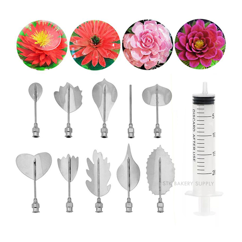 JELLY ART NEEDLES TOOLS SET WITH THE SYRINGE 1251(1)
