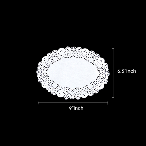DOYLEY PAPER OVAL FLOWER BASE 6.5x9INCH L-1624 250PCS (1 x 8)