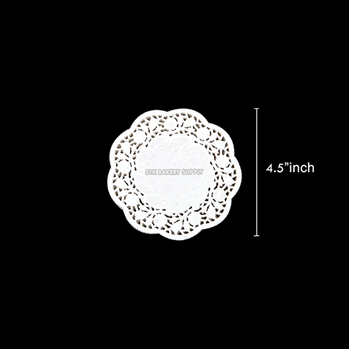 DOYLEY PAPER ROUND FLOWER BASE 4.5INCH 250PCS (1 x 20)